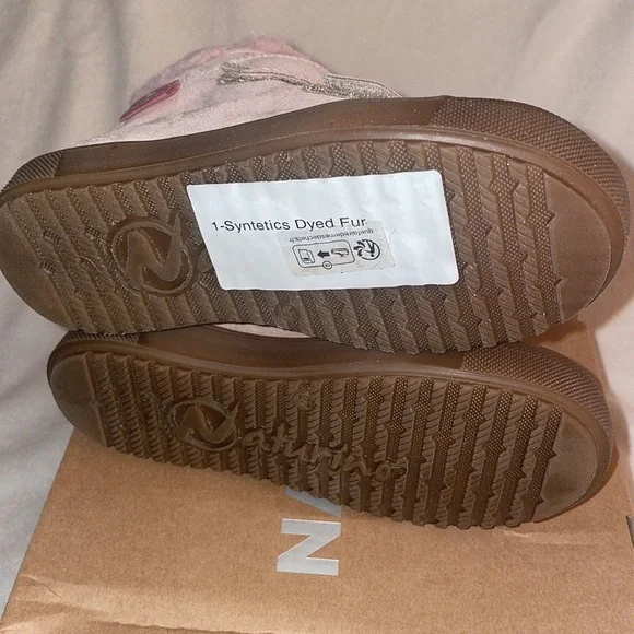 NWT NATURINO DELLEN VL Glittery suede boots in Lilac - Picture 13 of 16